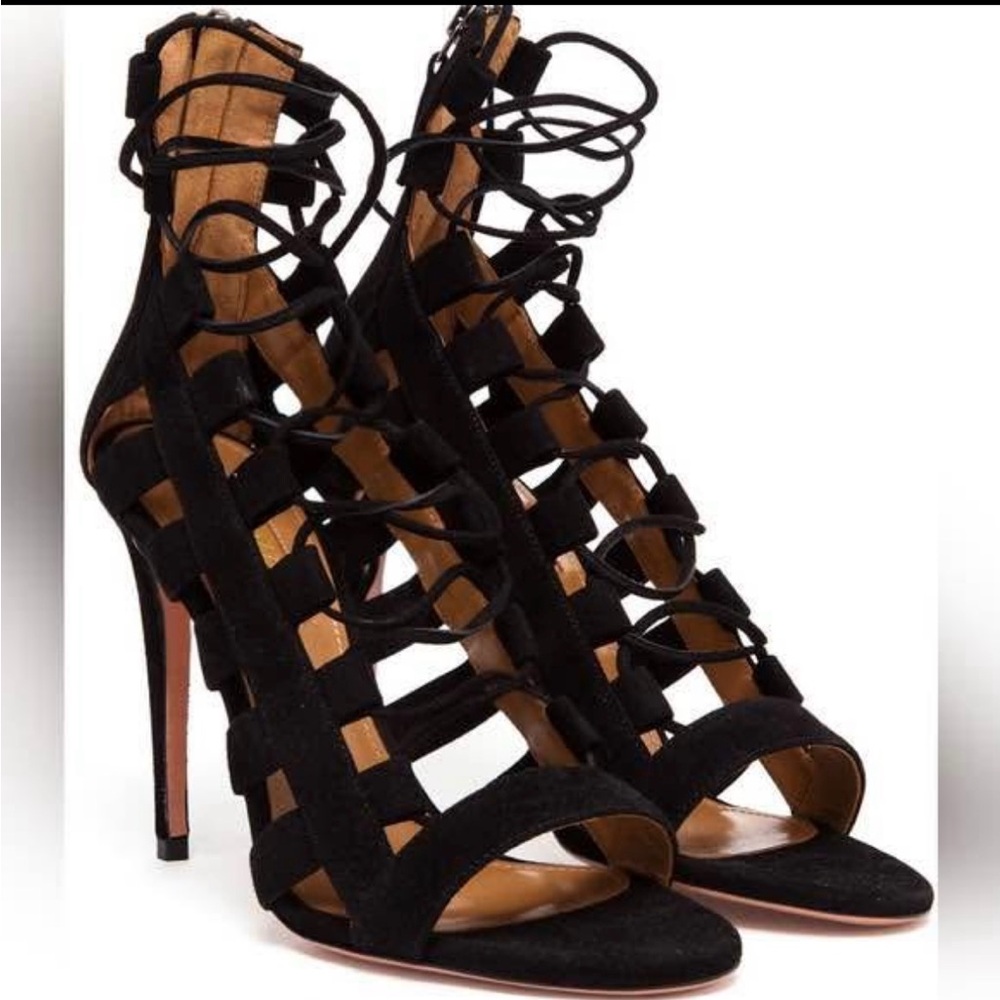 Aquazzura Lace Up Heels (39) BRAND NEW